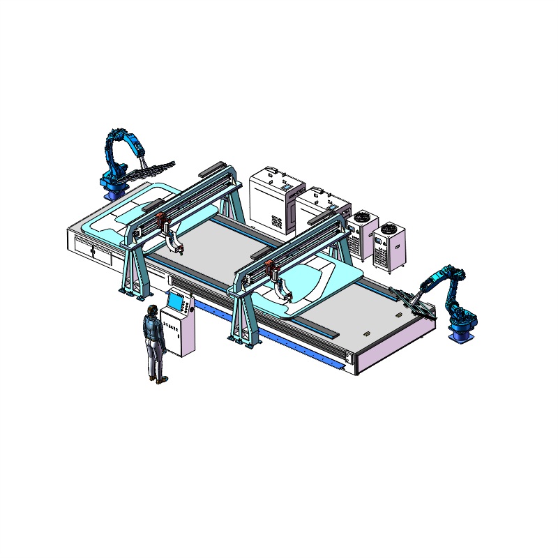 汽車門環(huán)智能拼板焊接