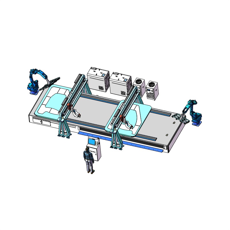 汽車門環(huán)智能拼板焊接